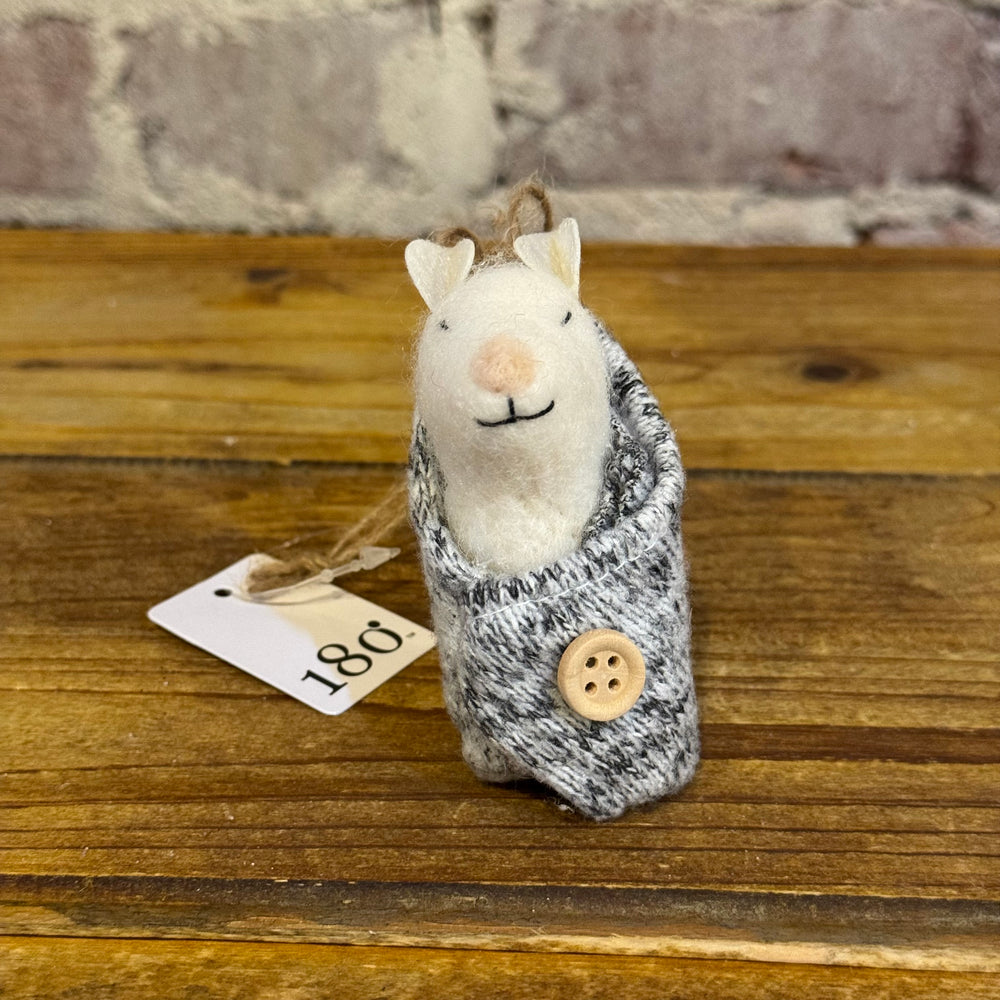 Critter in Swaddle Ornament