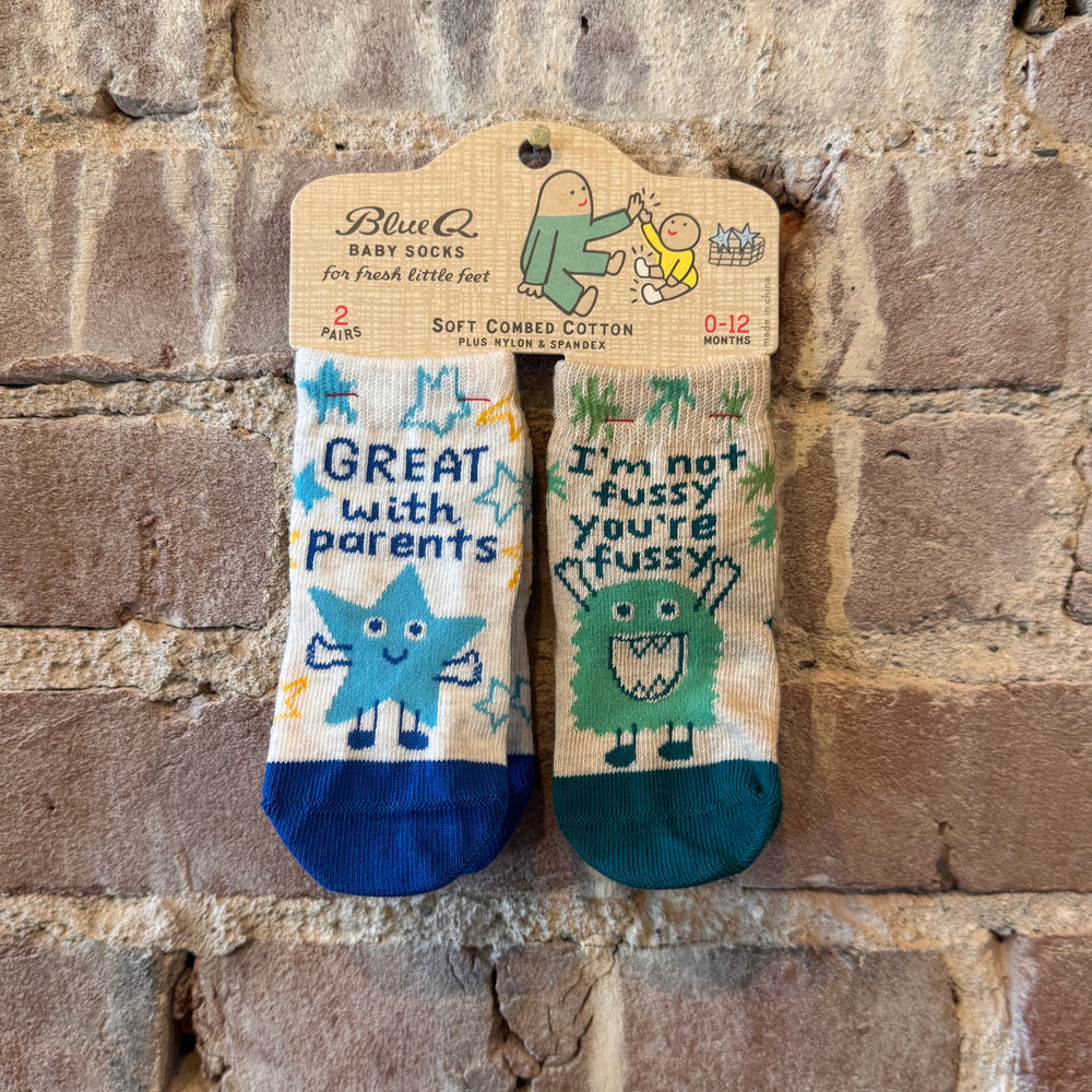 Blue Q Baby Socks