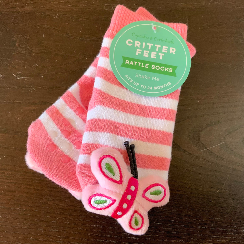 Critter Feet Rattle Socks