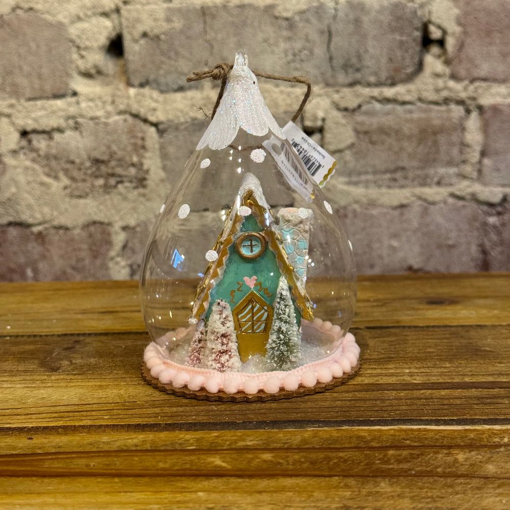 Glass House Ornament
