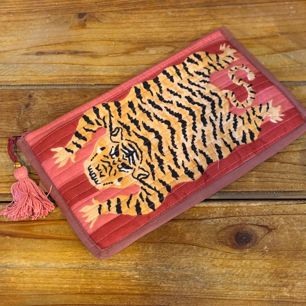 Cotton Tiger Travel Pouch