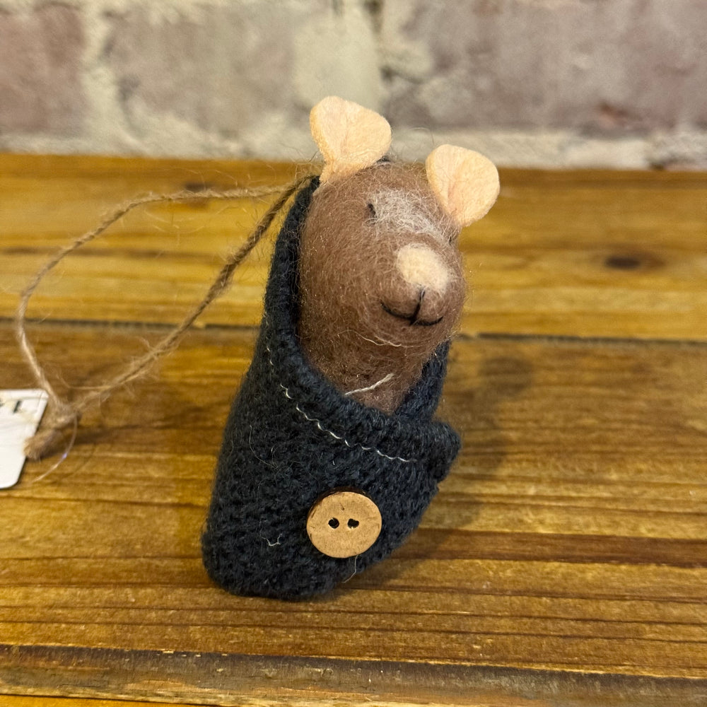 Critter in Swaddle Ornament