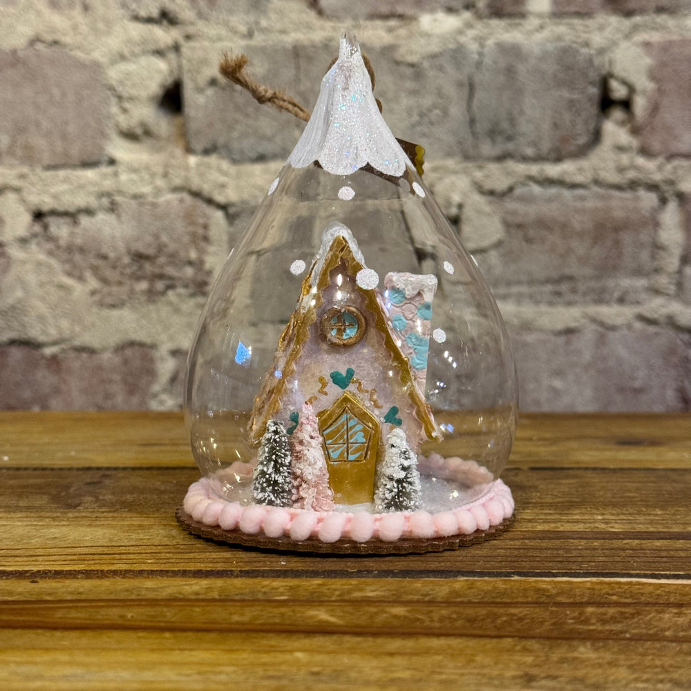 Glass House Ornament