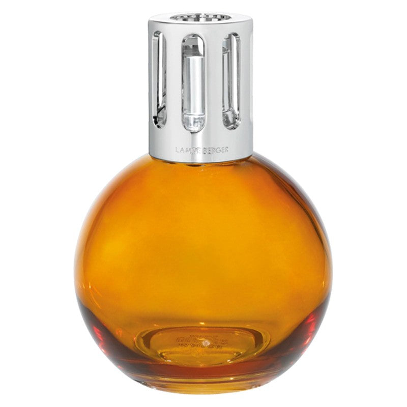 Round Amber Lampe