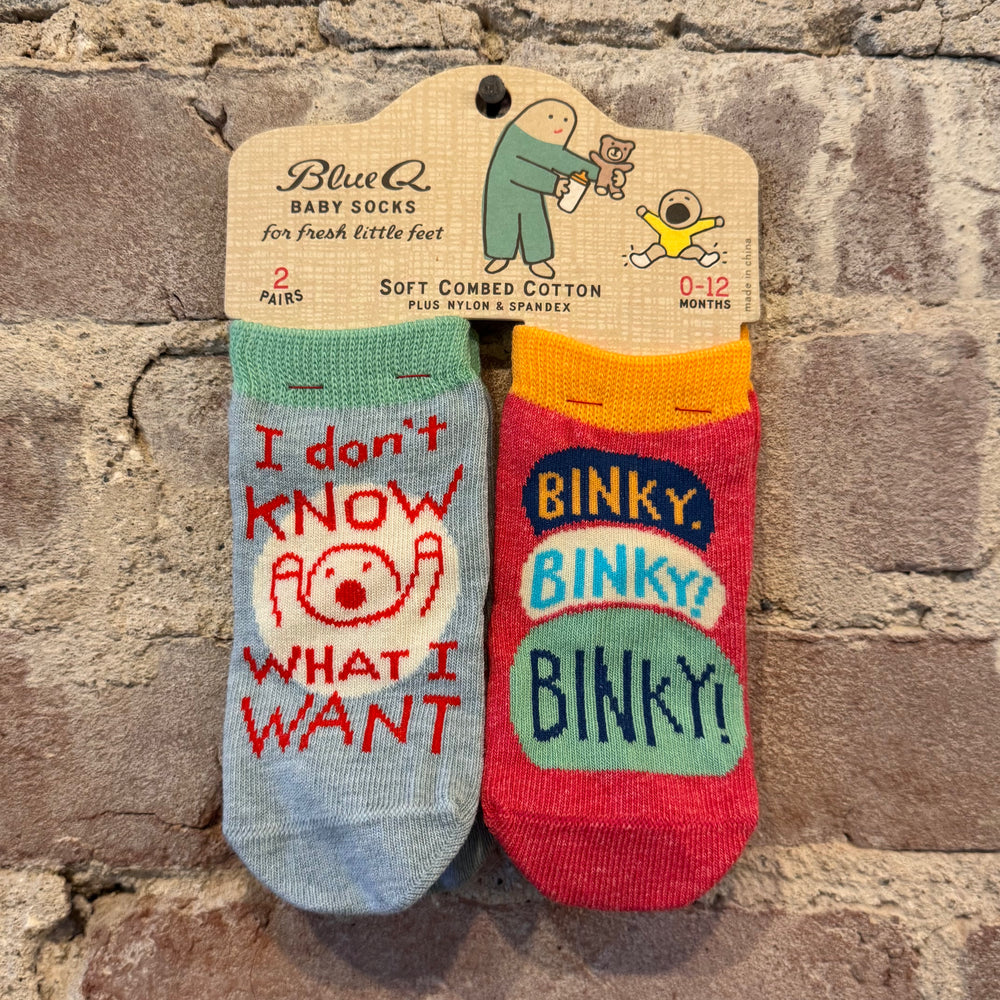 Blue Q Baby Socks