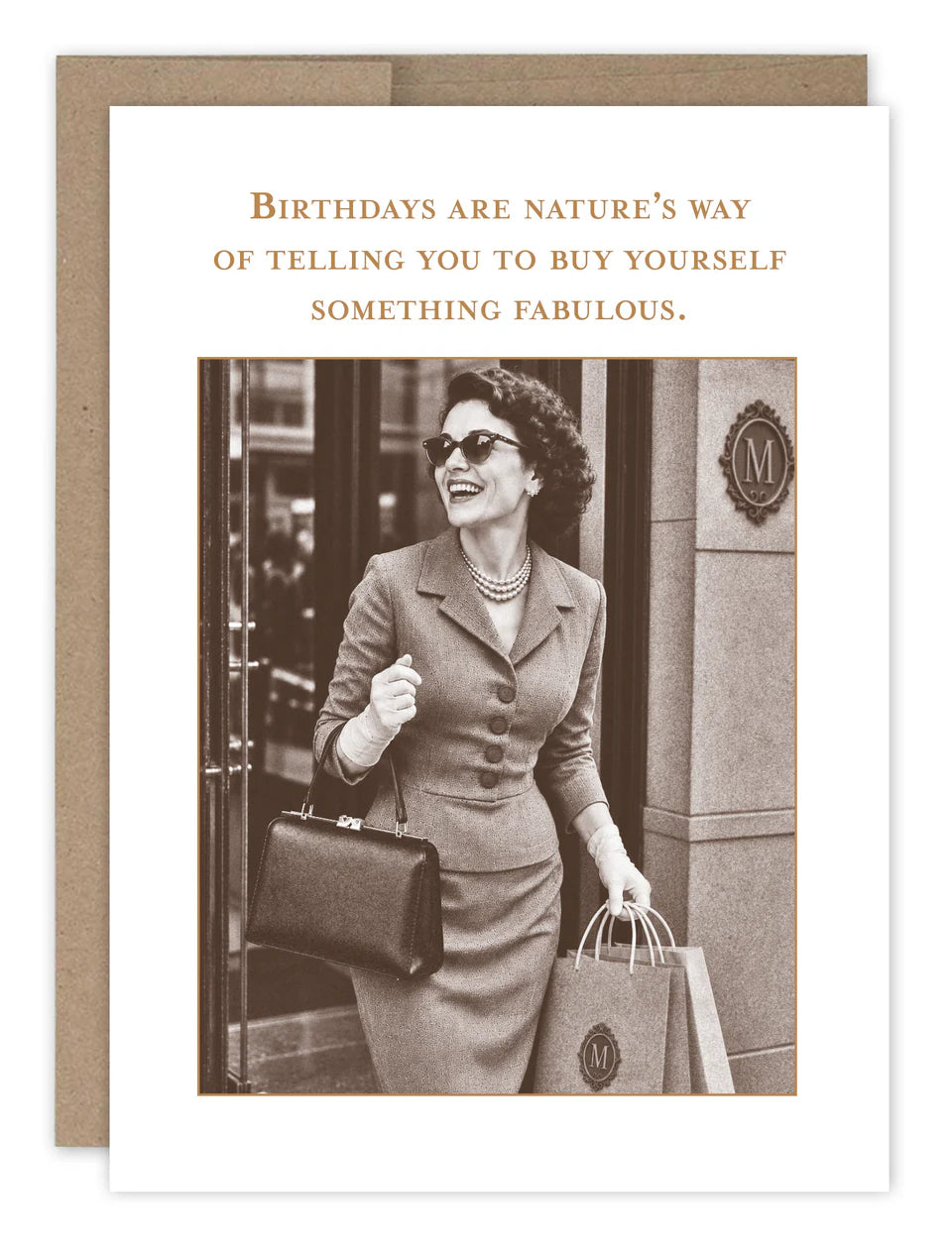 Buy Yourself Something Fabulous Birthday Card