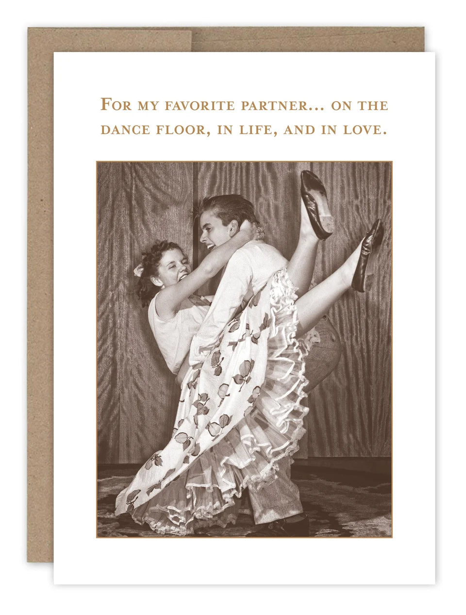 For my Favorite Partner Love Card