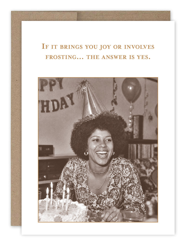 Frosting Birthday Card
