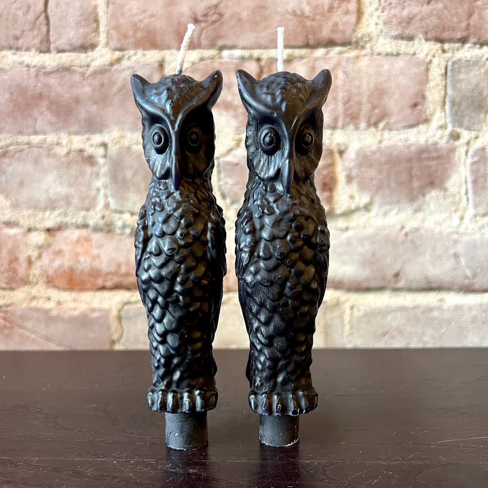 Owl Taper Candles