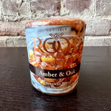 Root Candles Amber & Oak