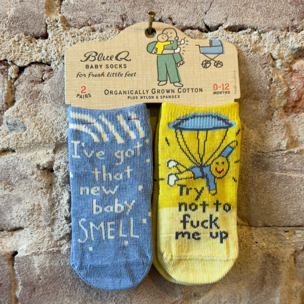 Blue Q Baby Socks