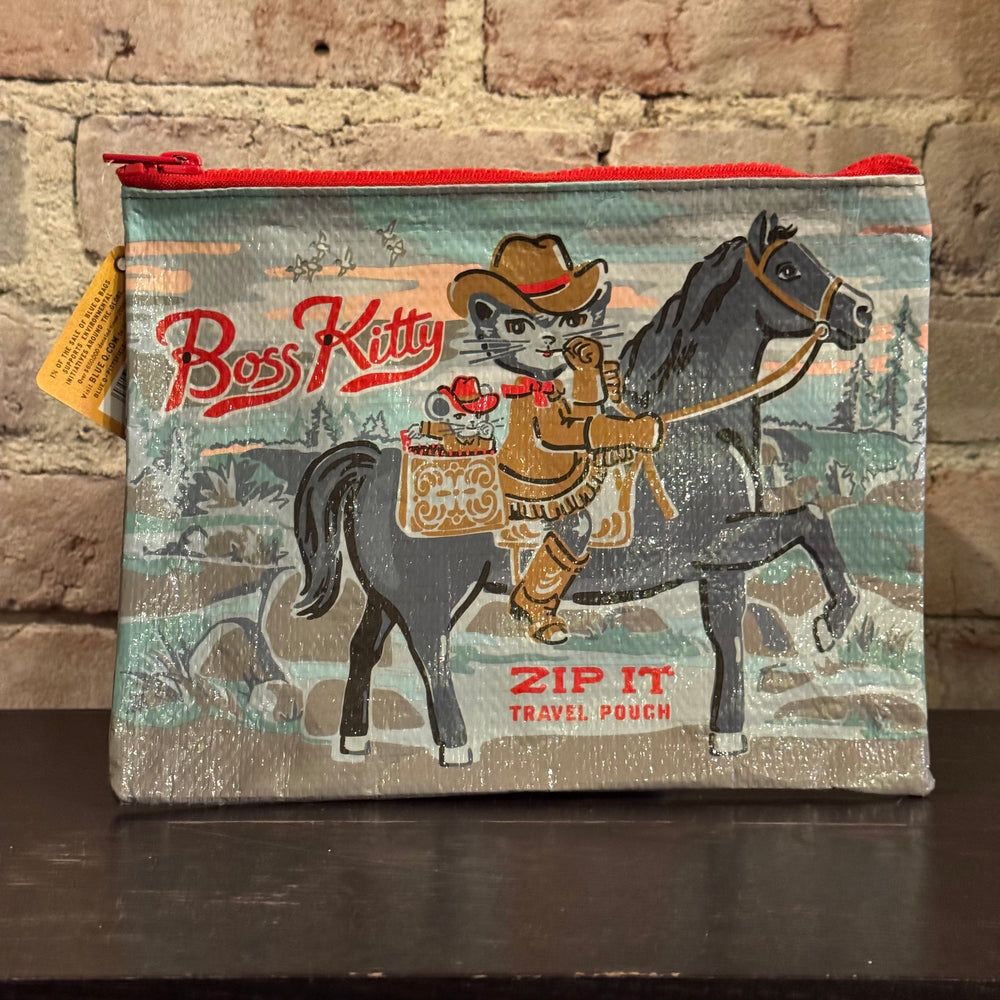 Blue Q Zipper Pouches