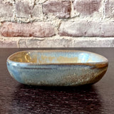 Stoneware Dish with Reactive Glaze