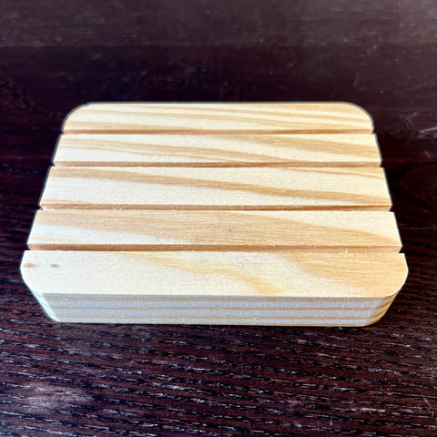 Pine Wood Soap Stand