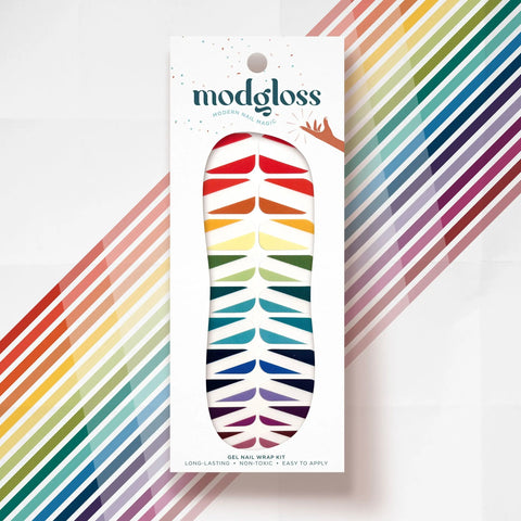 Modgloss Rainbow Pride Negative Space Nail Wrap Kit
