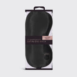 Kitsch Black Satin Lavender Weighted Eye Mask