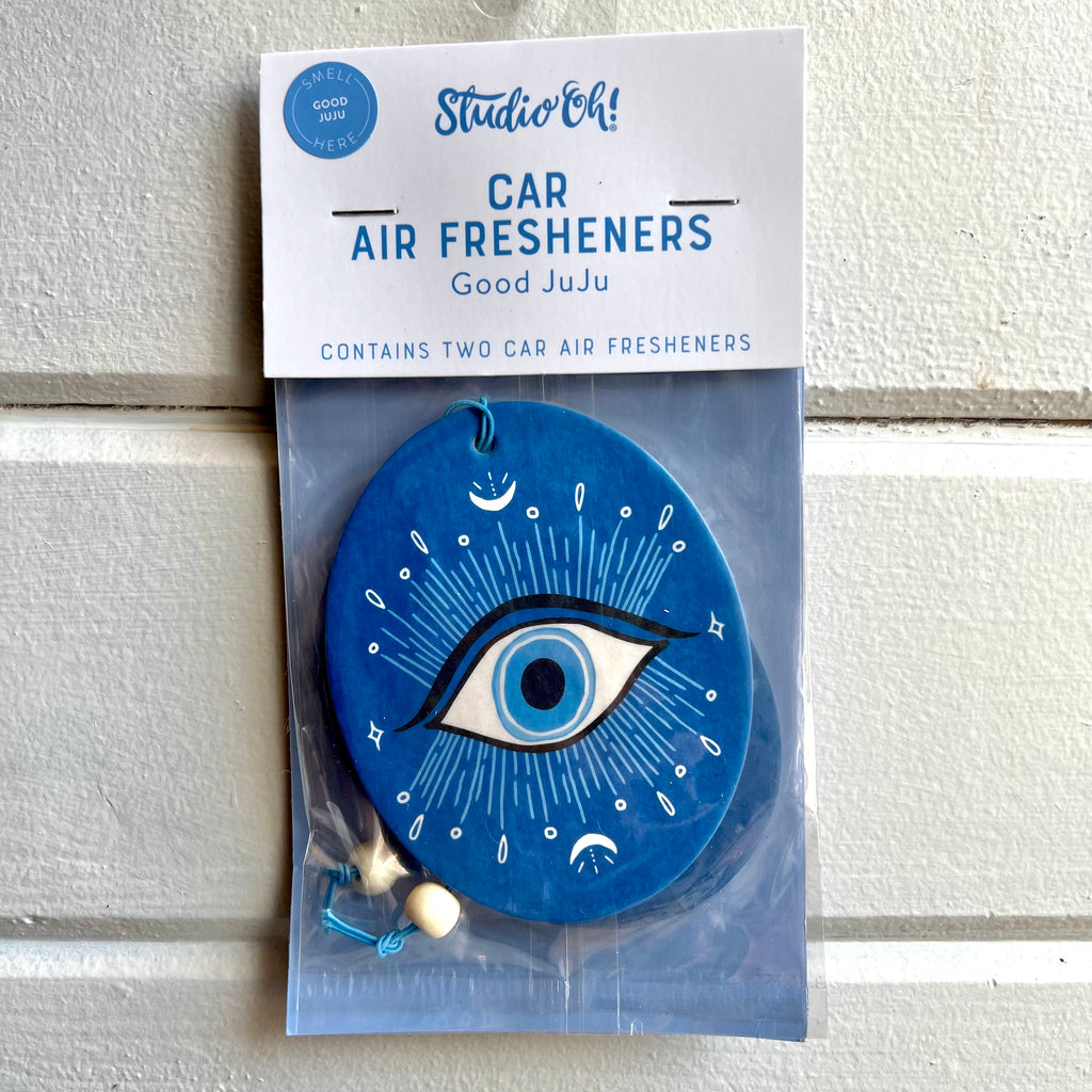  Studio Oh! Car Air Fresheners - Pack of 2 Scented Hanging Car  Odor Eliminator - Unique Design with Decorative Bead - Citrus Bliss :  Automotive
