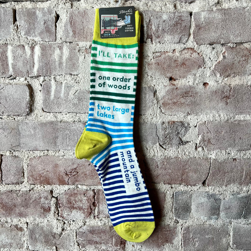 Blue Q Men’s Crew Socks