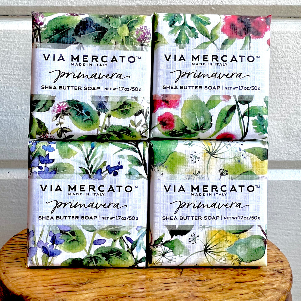 Via Mercato Primavera Springtime Mini Soaps