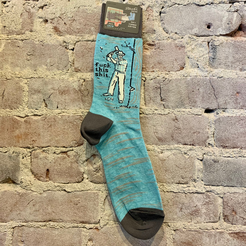 Blue Q Men’s Crew Socks