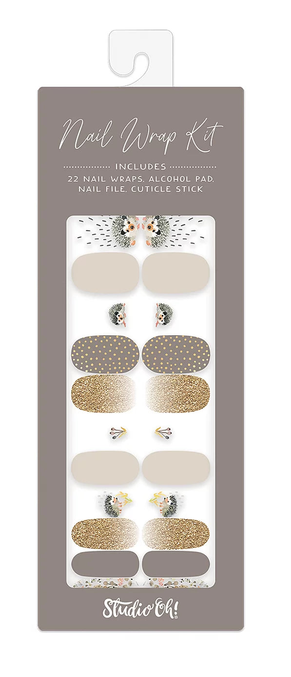 Studio Oh! Hedgehogs Nail Wraps