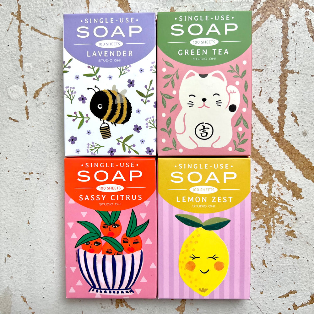 Studio Oh! Single-Use Soap Sheets